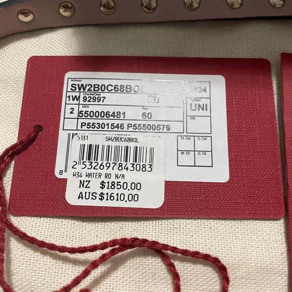 VALENTINO GARAVANI
Mini Rockstud Calfskin Crossbody Bag In Water Rose - Picture 8 of 8